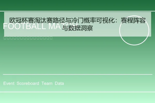 欧冠杯赛淘汰赛路径与冷门概率可视化：赛程阵容与数据洞察
